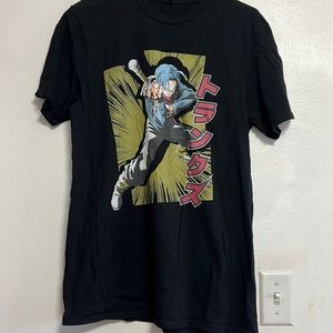 DragonBallZ “Trunks” Adult Medium Black T-shirt